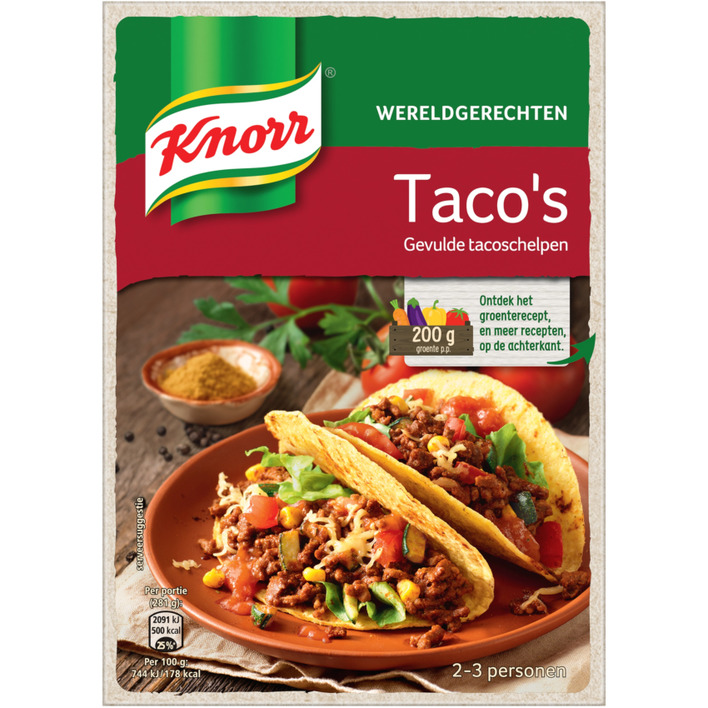 Knorr Wereldgerechten taco's