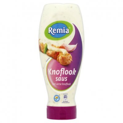 Remia Knoflooksaus topdown