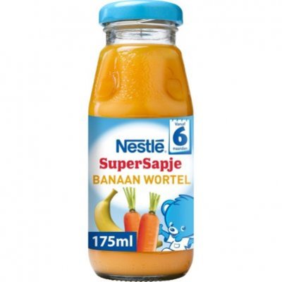 Nestlé Supersapje banaan wortel 6+ mnd baby sap