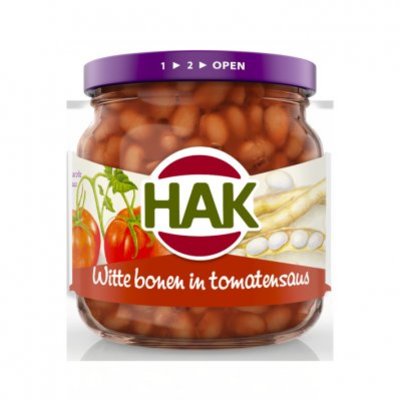 Hak Witte bonen in tomatensaus