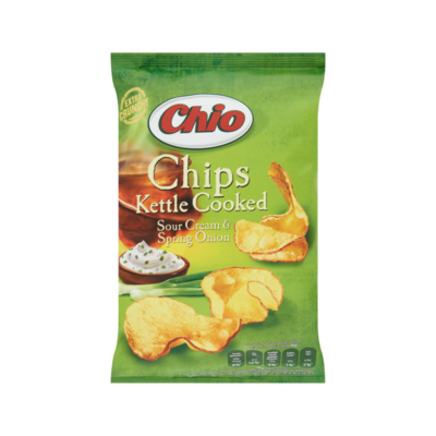 Chio Chips Kettle Cooked Sour Cream & Spring Onion