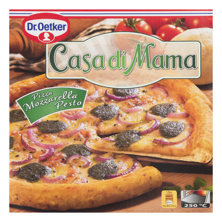 Dr. Oetker Casa di Mama pizza mozzarella pesto