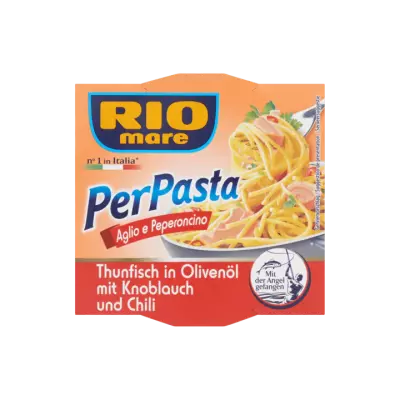 Rio Mare PerPasta Tonijn, Olijfolie, Knoflook, Pepers