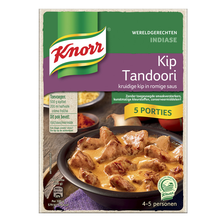 Knorr Wereldgerechten kip tandoori