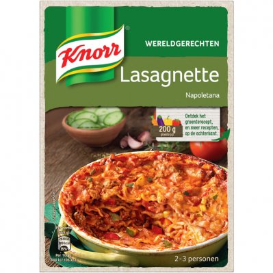 Knorr Wereldgerecht lasagnette napoletana