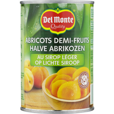 Del Monte Halve abrikozen op lichte siroop