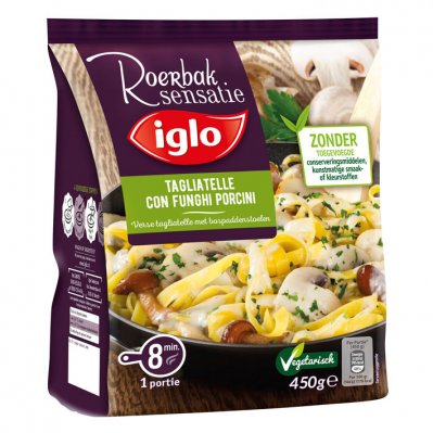 Iglo Roerbaksensatie tagliatelle funghi