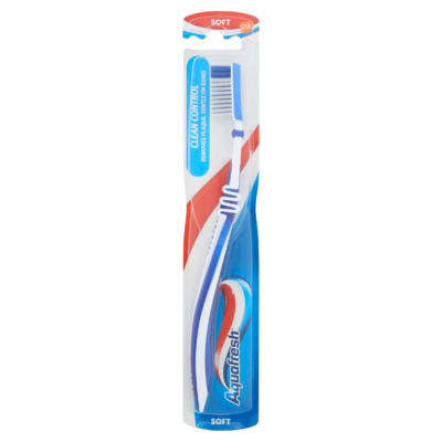 Aquafresh Clean Control Soft Tandenborstel 1 Stuk