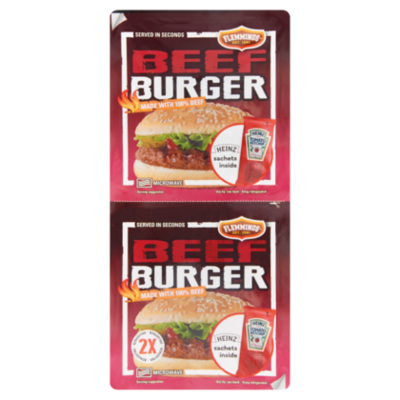 Flemmings Beefburger duo pack