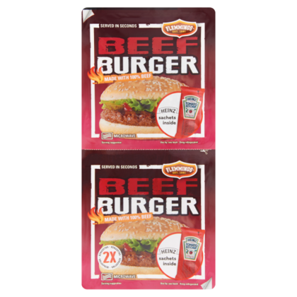 Flemmings Beefburger duo pack