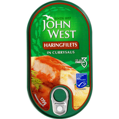 John West Haringfilets in currysaus MSC