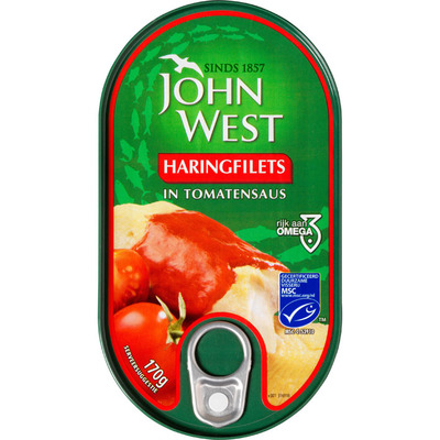 John West Haringfilets in tomatensaus MSC
