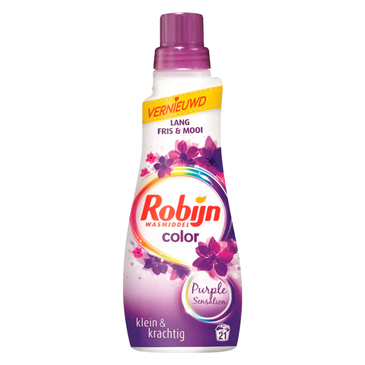 Robijn Klein & Krachtig Wasmiddel Purple Sensation Color 21 Wasbeurten