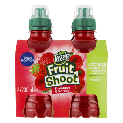 Teisseire Fruit shoot fruitdrank aardbei-framboos
