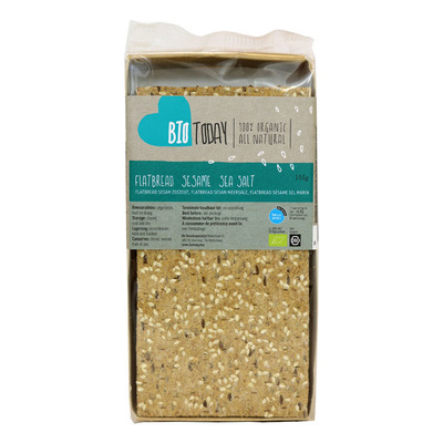 BioToday Flatbread sesam zeezout