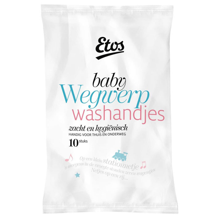 Huismerk Baby wegwerpwashandjes