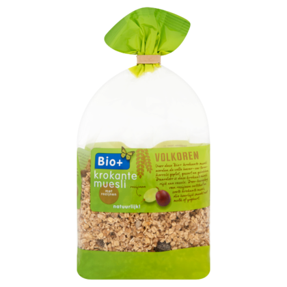 Bio+ Krokante muesli rozijn biologisch