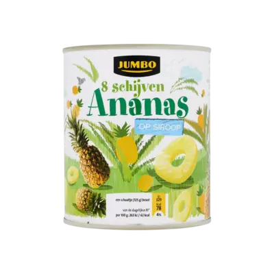 Huismerk Ananas op Siroop 8 Schijven