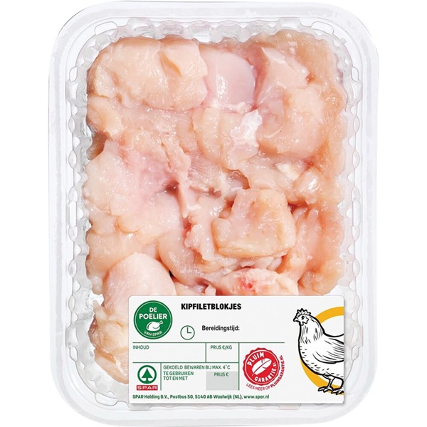 Huismerk Pluim Kipfiletblokjes 300 gram