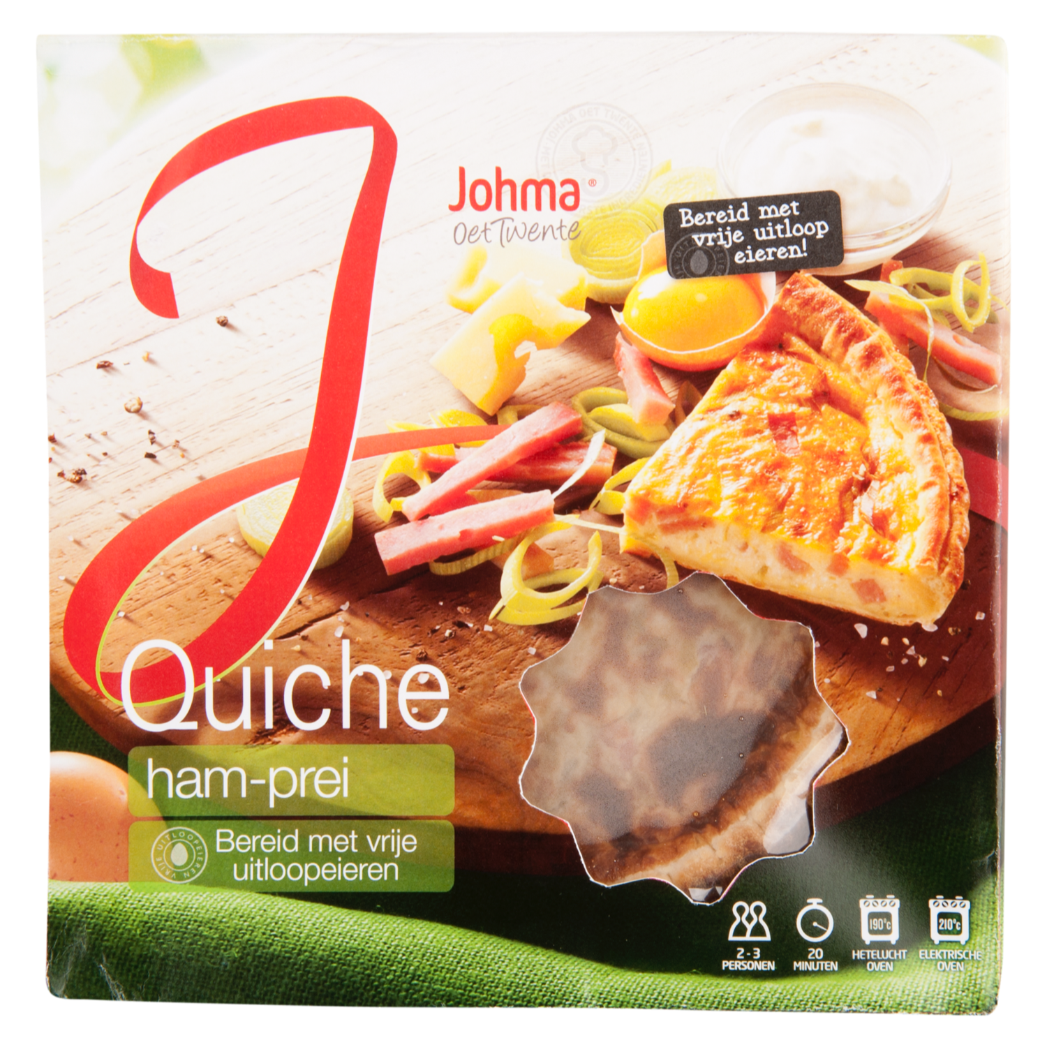 Johma Quiche ham-prei