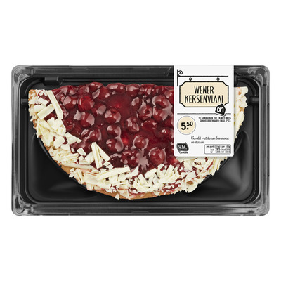 Huismerk Wener kersenvlaai half