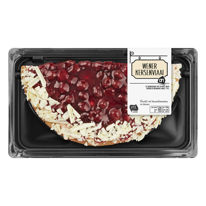 Huismerk Wener kersenvlaai half