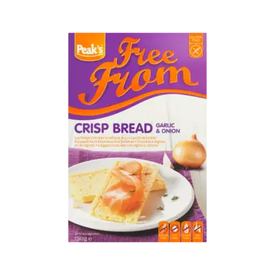Peak's Free From Luchtige Cracker Knoflook & Ui