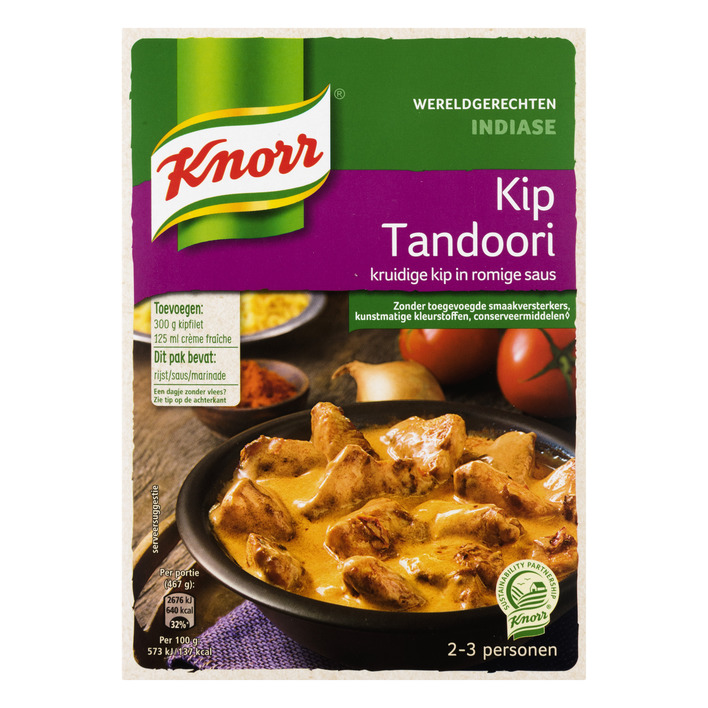 Knorr Wereldgerecht kip tandoori