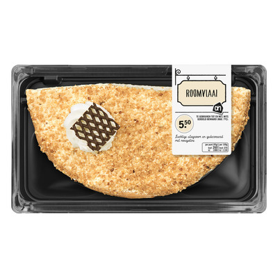 Huismerk Roomvlaai half