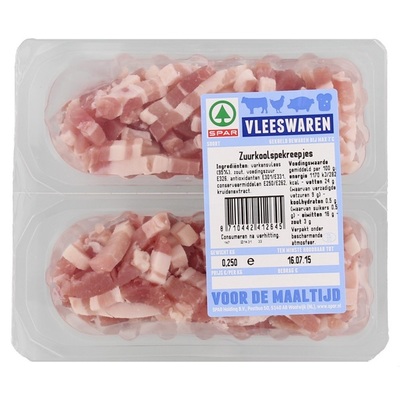 Huismerk Zuurkool Spekreepjes