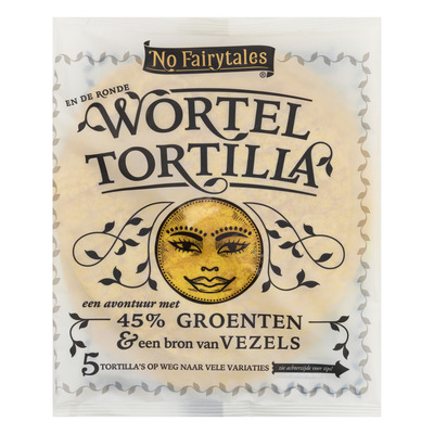 No Fairytales Wortel tortilla wrap