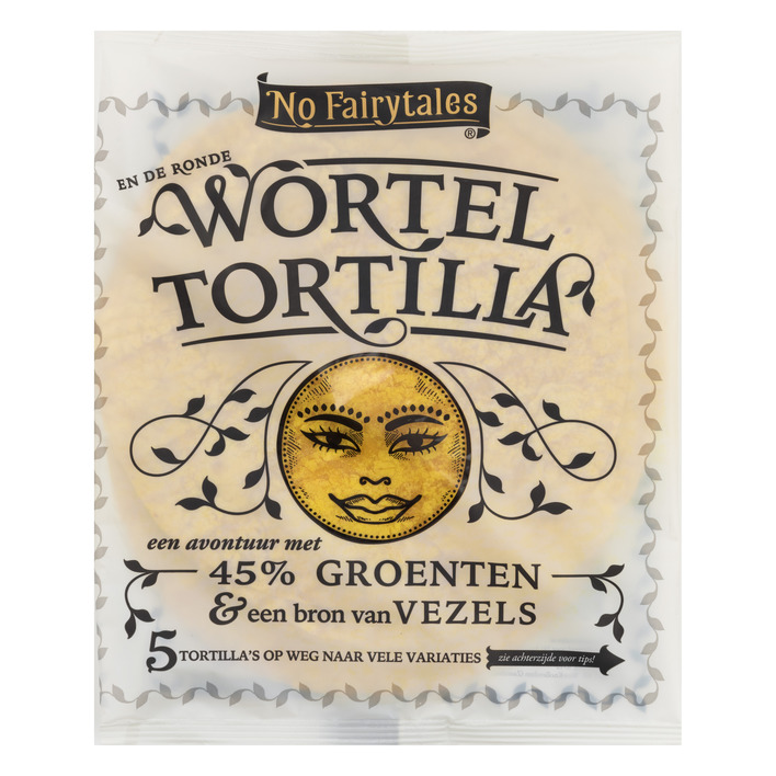 No Fairytales Wortel tortilla wrap