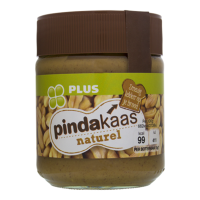 Huismerk Pindakaas naturel