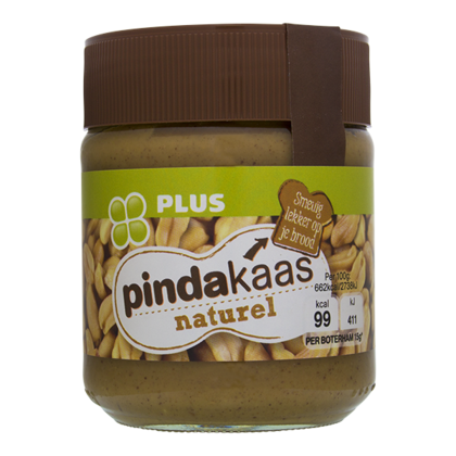 Huismerk Pindakaas naturel