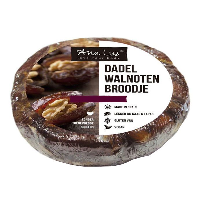 Ana Luz Dadelbrood met walnoot