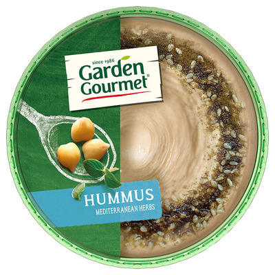 Garden Gourmet Hummus Mediterranean herbs