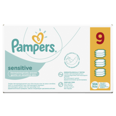 Pampers Doekjes sensitive 9 count