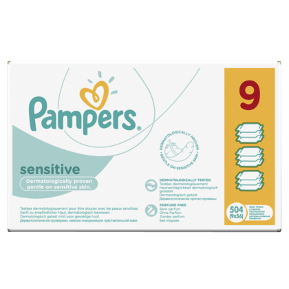 Pampers Doekjes sensitive 9 count