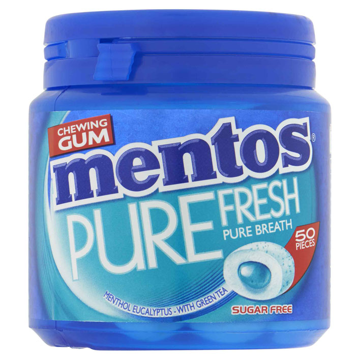 Mentos Gum Pure fresh menthol eucalyptus