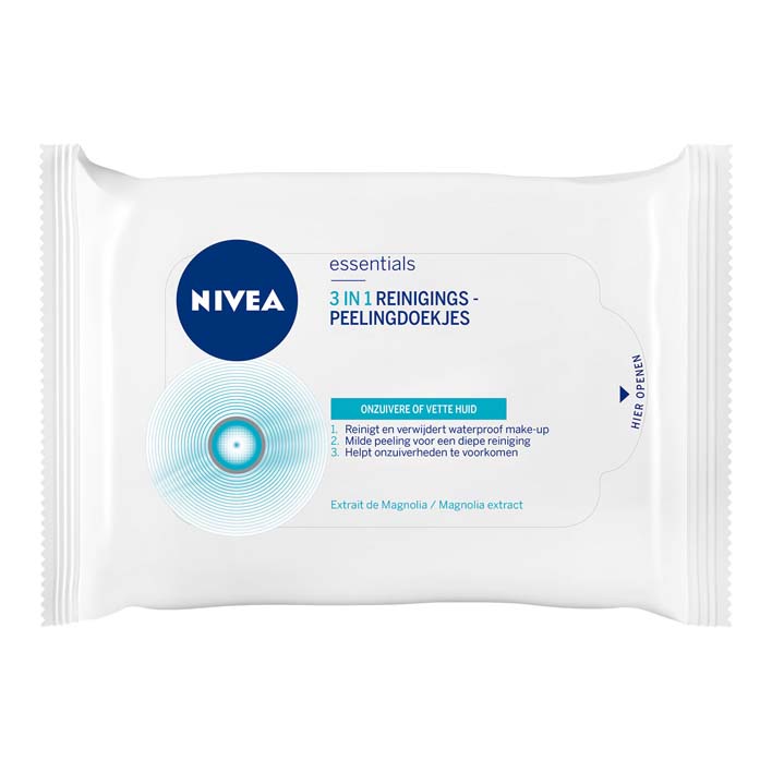 Nivea Visage Reinigings peelingdoekjes