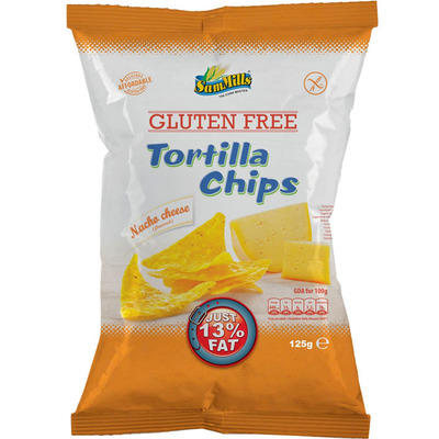 SamMills Tortilla chips nacho cheese glutenvrij