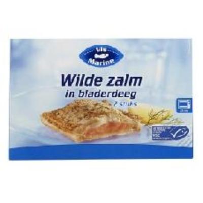 Vis Mari wilde zalm in bladerdeeg