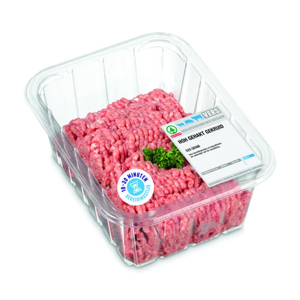 Huismerk half om half gehakt gekruid