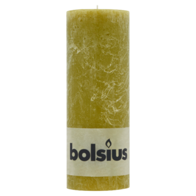 Bolsius Rustiek kaars Olijf 190 x 68