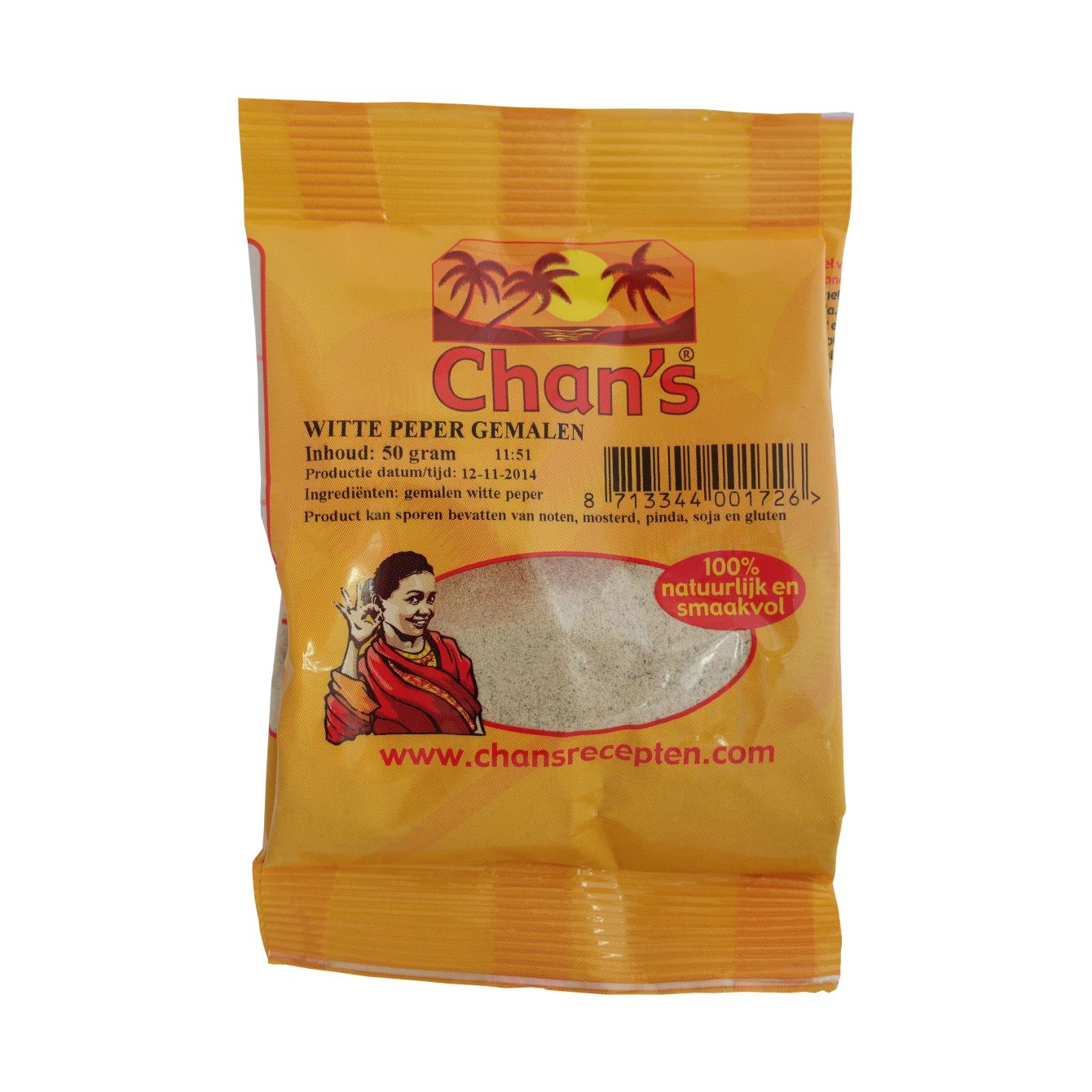 Chan's Witte Peper Gemalen