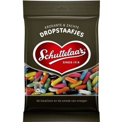 Schuttelaar Dropstaafjes