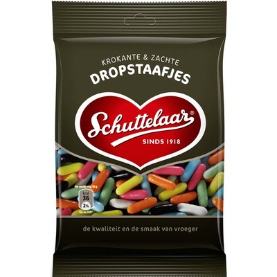 Schuttelaar Dropstaafjes
