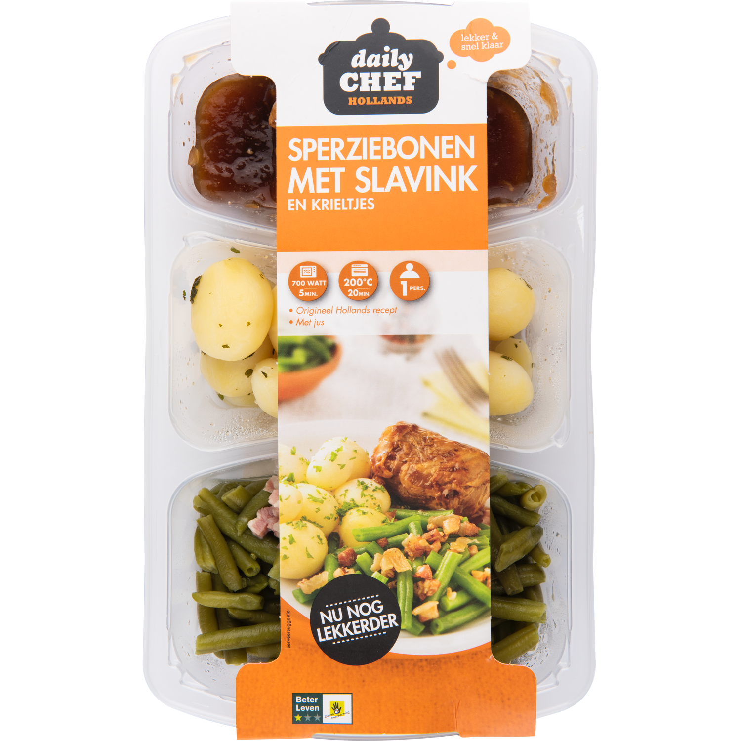 Huismerk Sperziebonen slavink minikriel