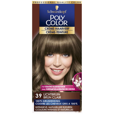 Schwarzkopf Poly color haarverf lichtbruin 39