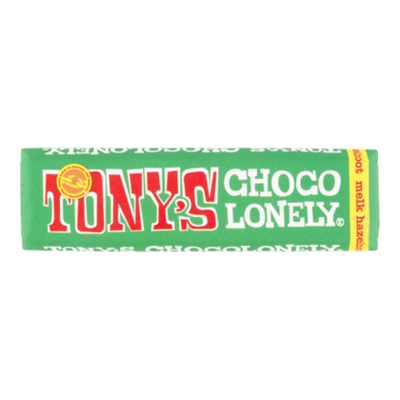 Tony's chocolonely Chocoladereep Melk Hazelnoot